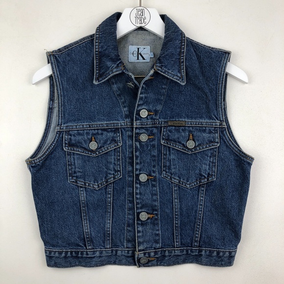 Calvin Klein CK Vintage Denim Jean Vest